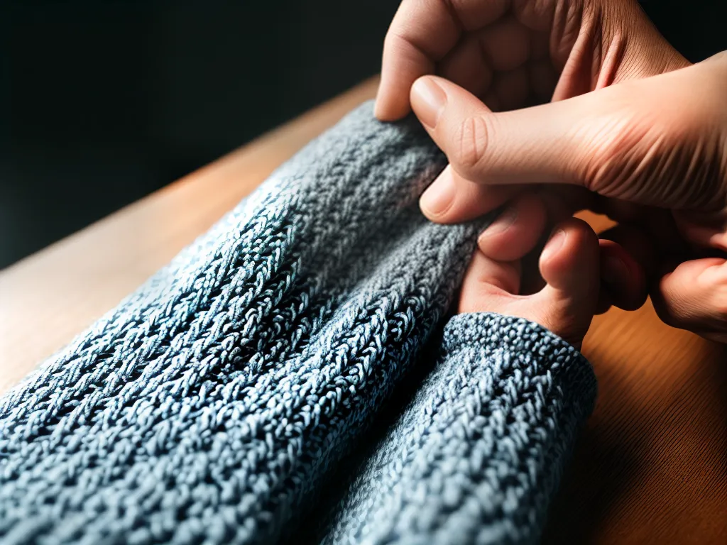 Fotos maos tricotar texturas artesanal