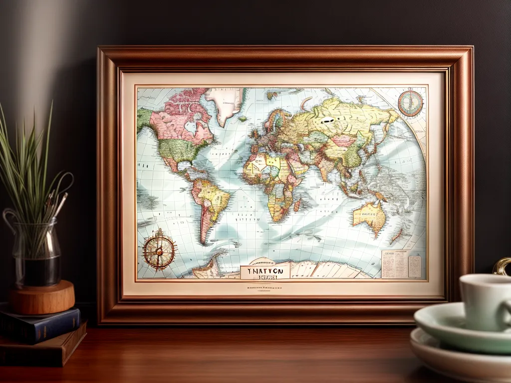 Fotos mapa vintage decoracao ecletica