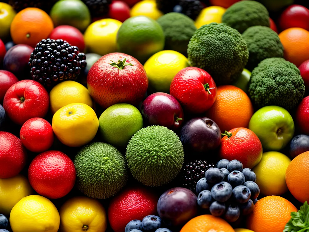 Fotos mercado frutas verduras colorido