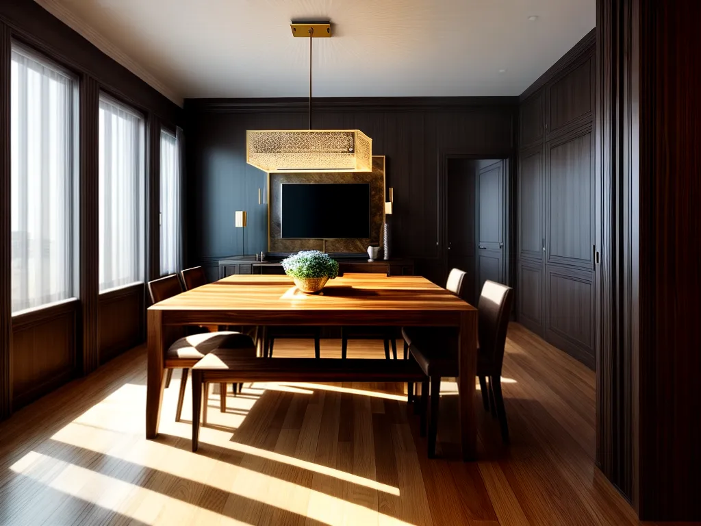 Tauari: A Madeira Nobre Conquistando o Mercado de Móveis 2 Fotos mesa jantar tauari elegante 1