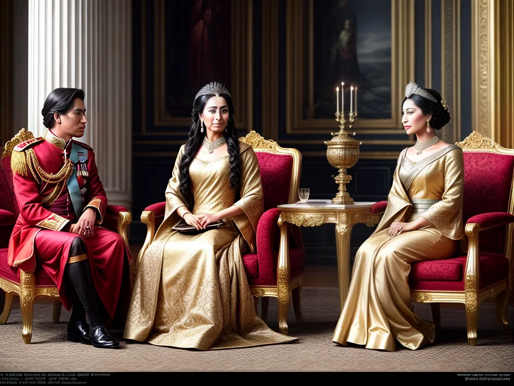 Fotos monarcas diplomacia decoro poder