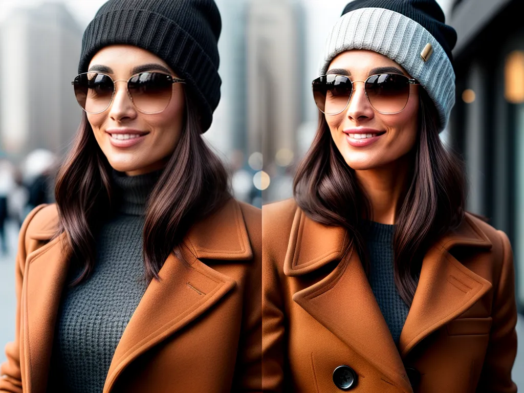Dicas de Estilo: Elegância ao Usar um Gorro 1 Fotos mulher estilosa beanie chic