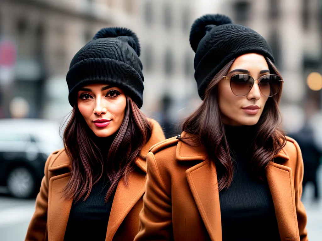 Dicas de Estilo: Elegância ao Usar um Gorro Fotos mulher estilosa chapeu preto