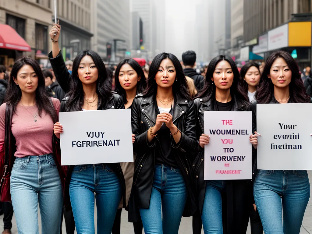 Fotos mulheres empoderadas multidao diversa