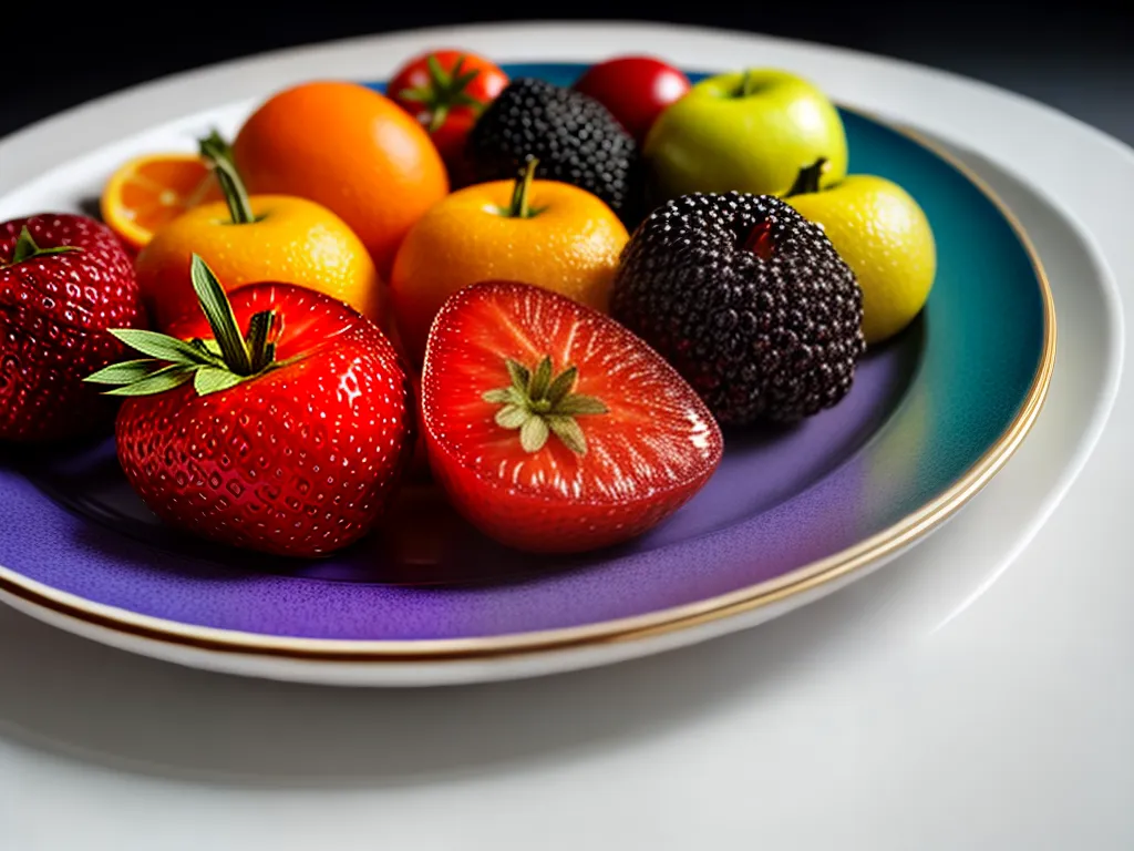 Fotos nanotecnologia alimentacao colorida nutricao