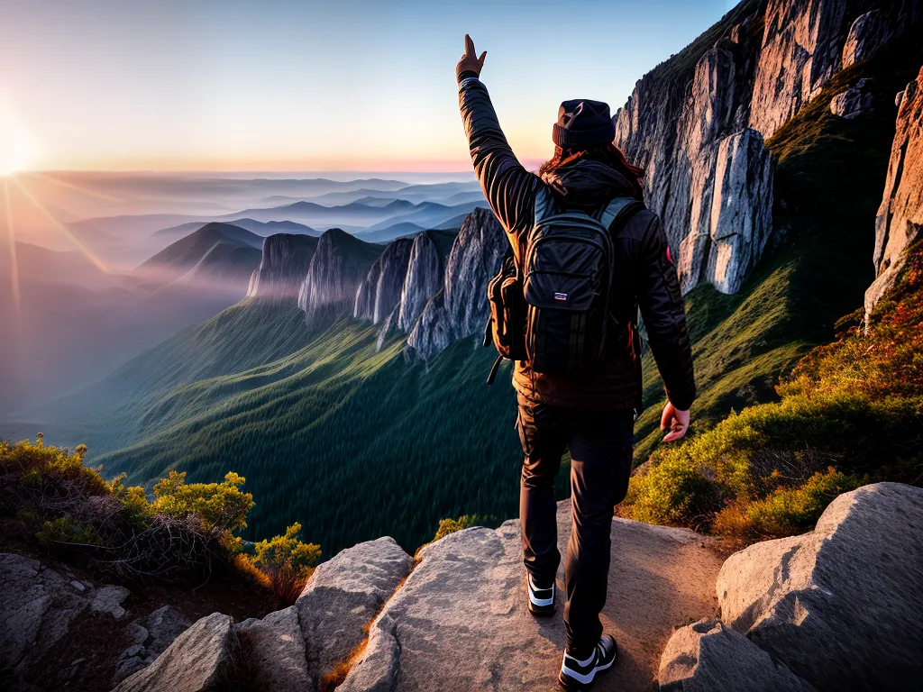 Fotos nascer do sol triunfo montanha 1