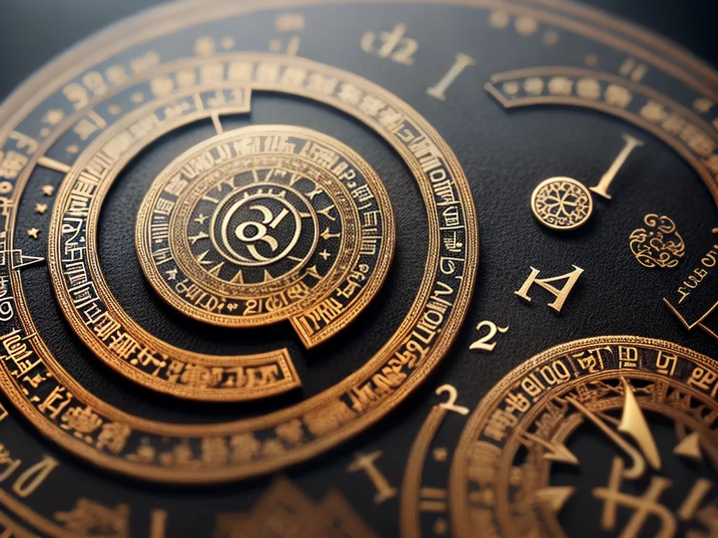 Fotos numerologia cartas misticas brilho