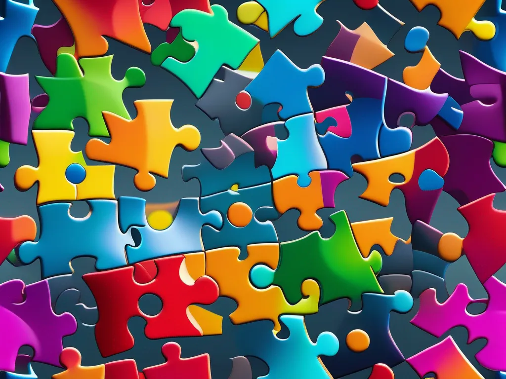 Fotos padrao universal encaixe puzzle