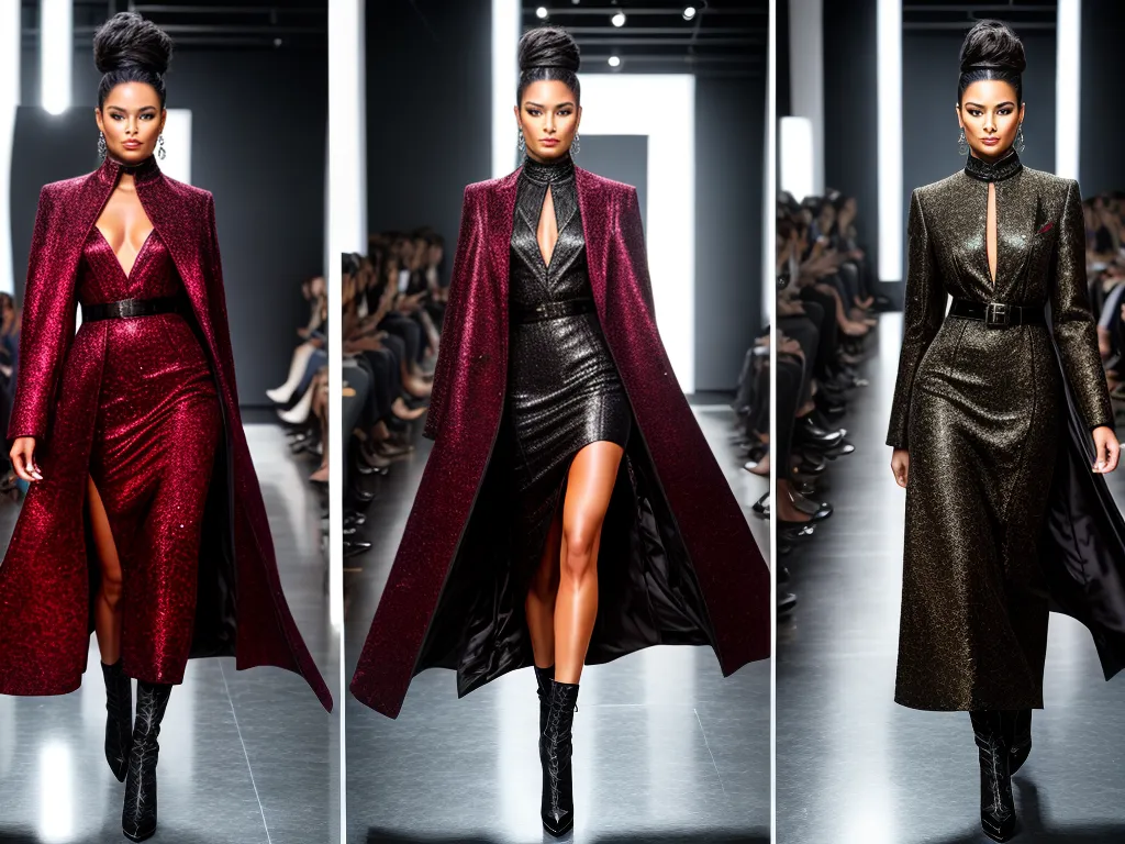 Fotos passarela luzes brilhantes moda glamour