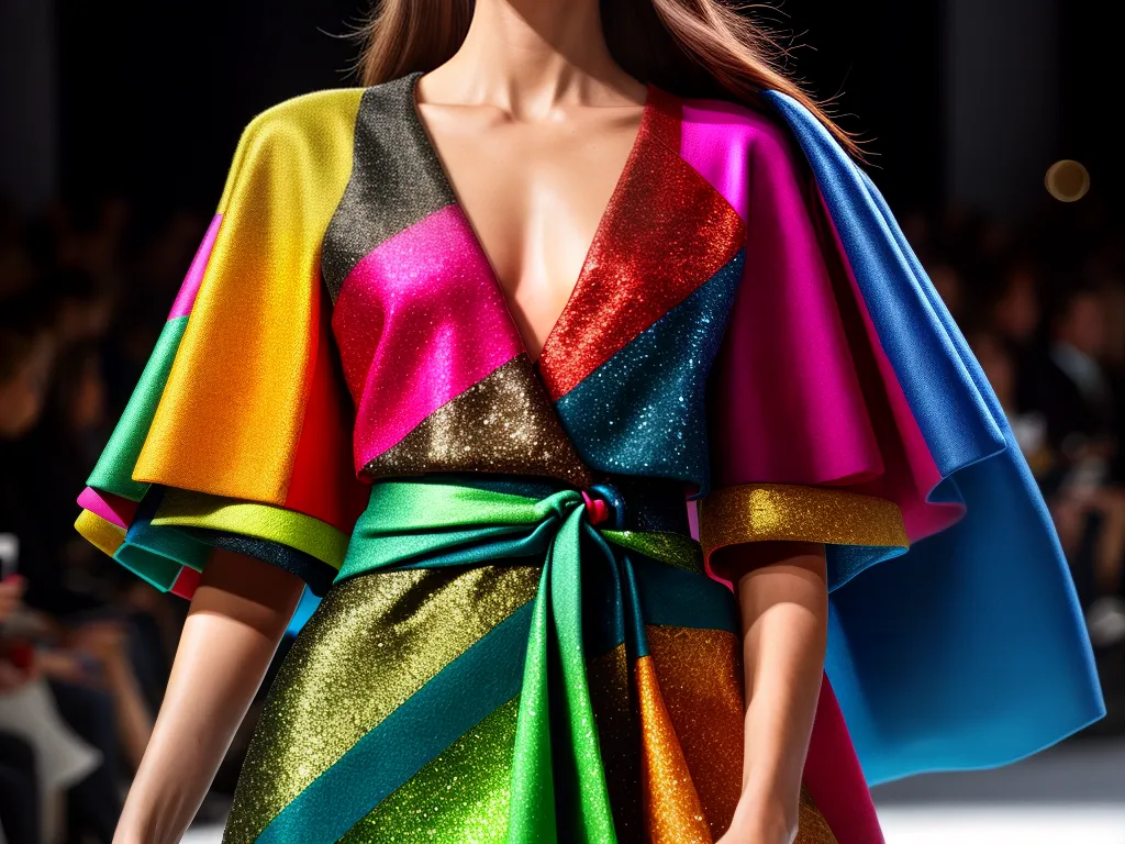 Fotos passarela moda modelo ousado inovador