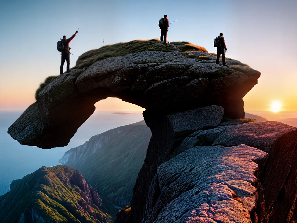 Fotos pessoa coragem por do sol