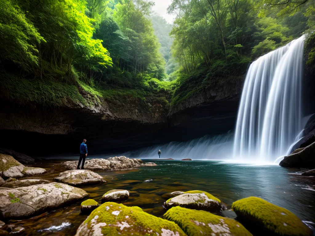 Fotos pessoa floresta cachoeira natureza