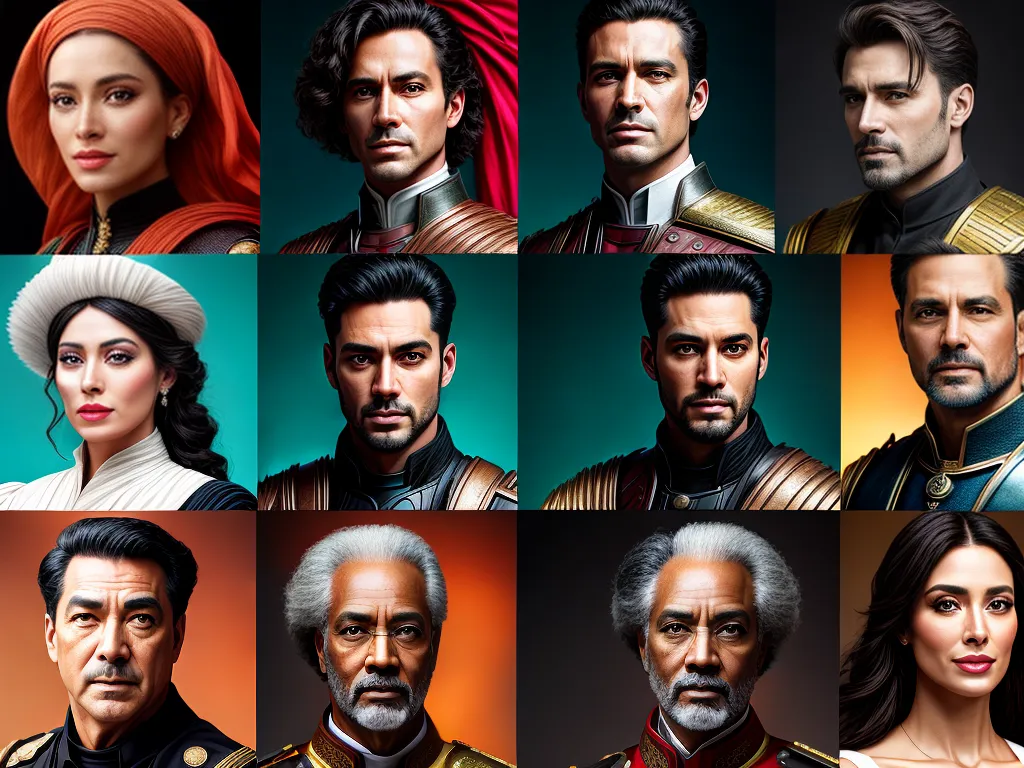 Fotos pintura herois transformacao historia