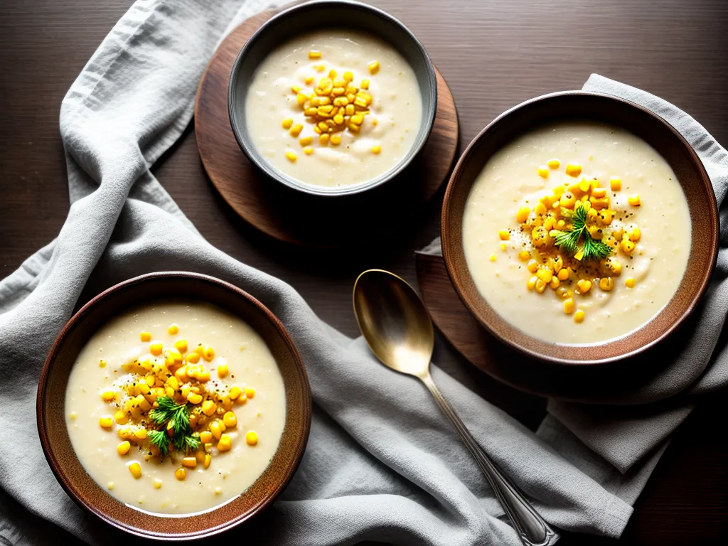 Fotos porridge milho caseiro cremoso