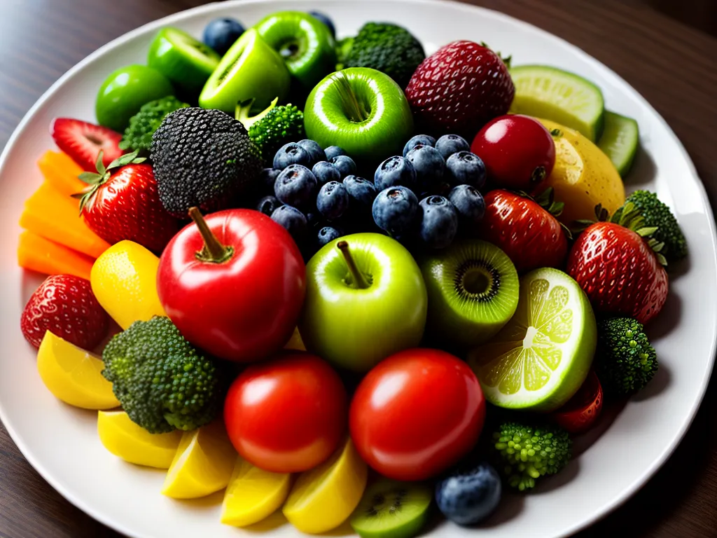 Fotos prato colorido frutas legumes nutricao 1