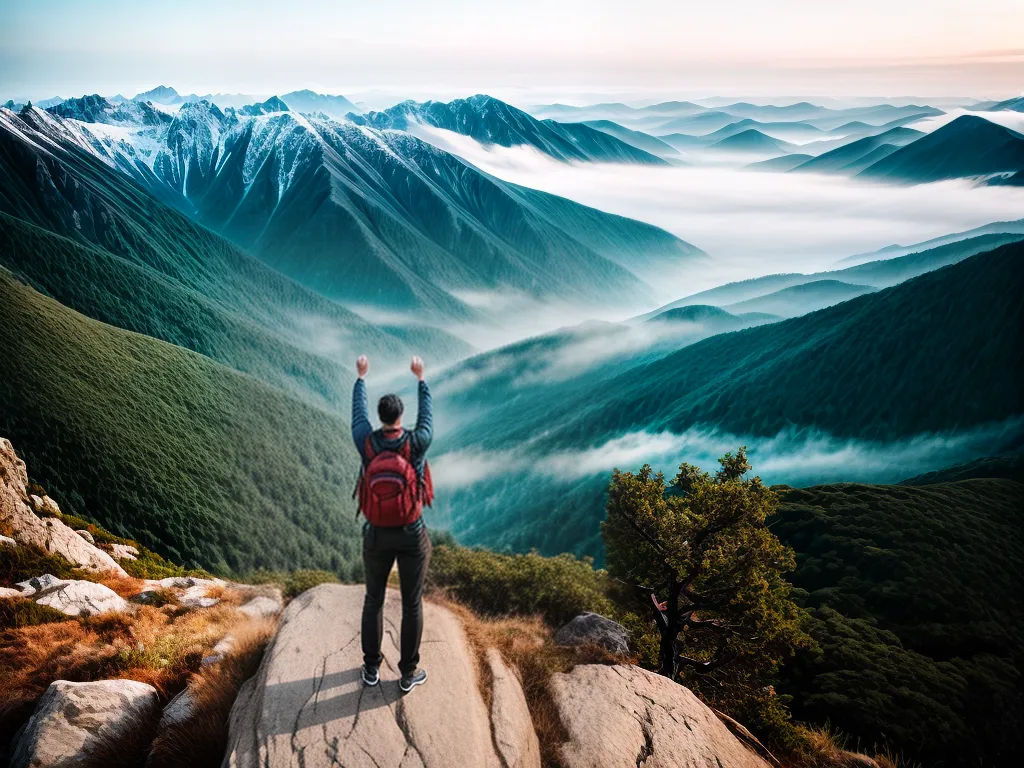 Engajamento: Seja protagonista da sua história 4 Fotos protagonista topo montanha triunfo