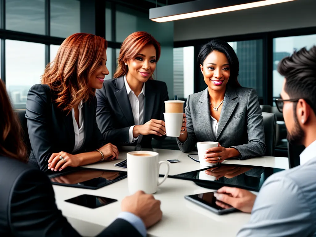 Fotos rede profissionais conversa cafe