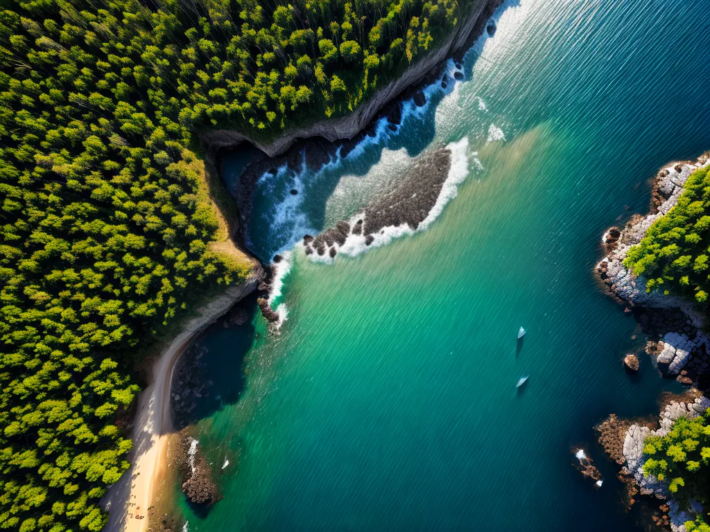 Fotos rio sinuoso paisagem