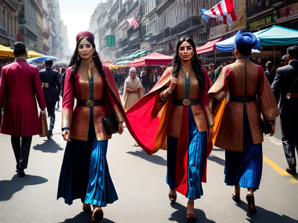 Fotos rua festiva multicultural aroma diversidade