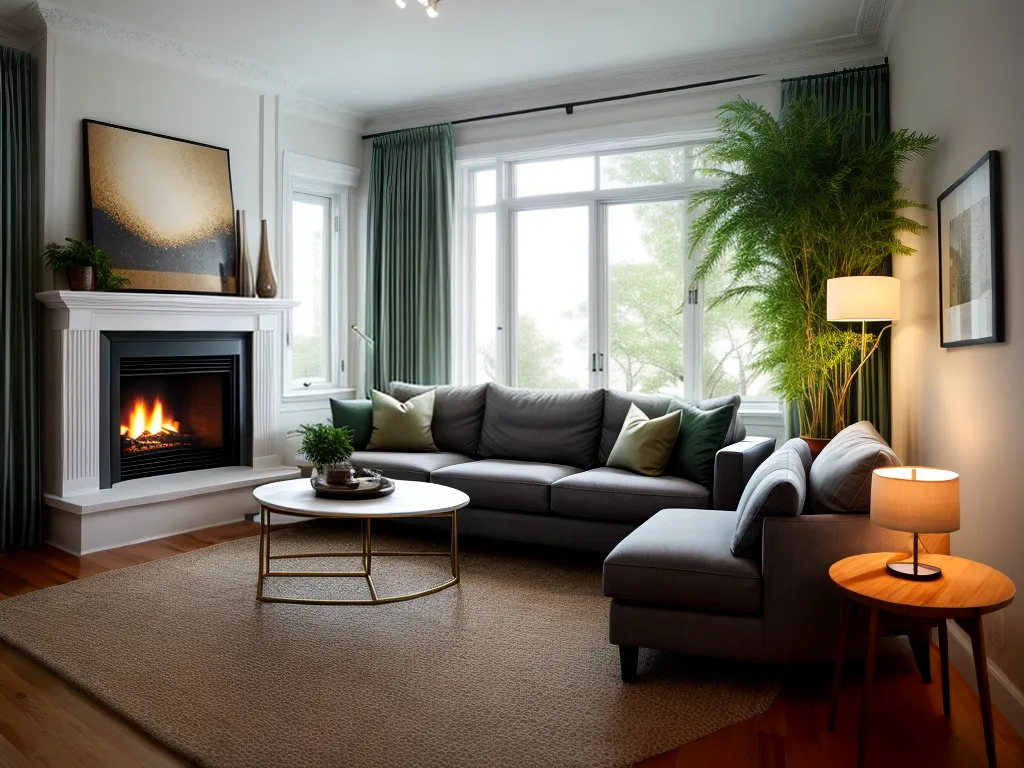 Transforme seu ambiente em um refúgio de conforto e aconchego 4 Fotos sala acochoante tons terra