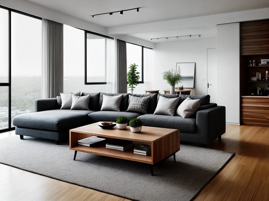 Fotos sala minimalista estilo escandinavo 1