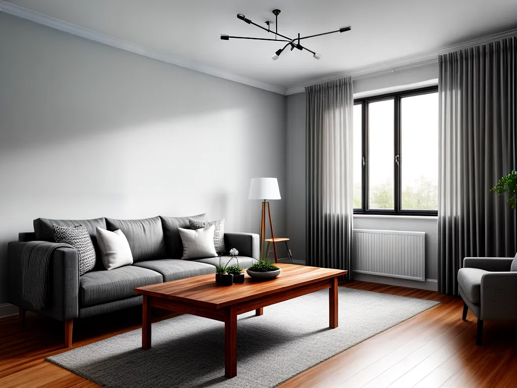 Fotos sala minimalista estilo escandinavo