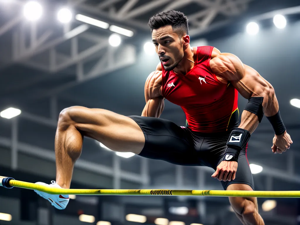 Os benefícios da ginástica para o corpo e mente masculina 1 Fotos salto atleta forca agilidade disciplina