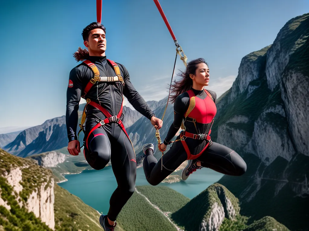 Fotos salto bungee seguro aventura