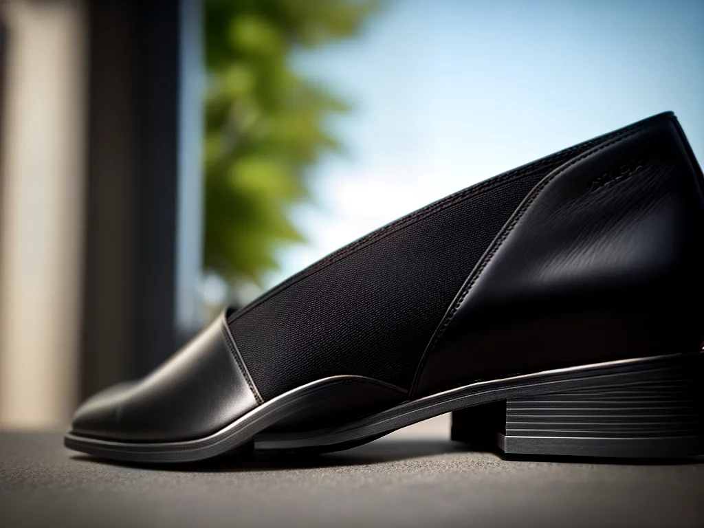 Fotos sapato mocassim preto elegante