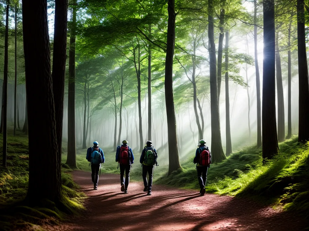 Torne-se um Escoteiro e Desenvolva Habilidades ao Ar Livre 2 Fotos scouts trilha floresta sol