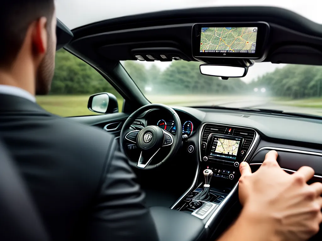 Otimizando seu trajeto no trânsito com tecnologia 4 Fotos smartphone carro navegacao mao