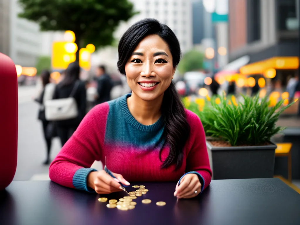 Fotos sorriso poupanca moedas sucesso