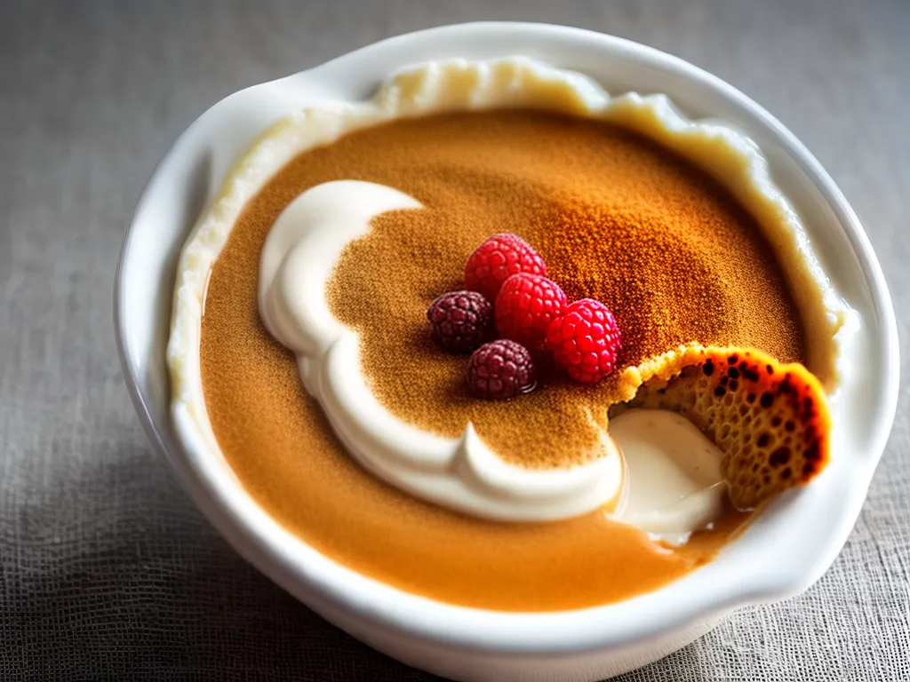 Fotos tapioca pudim cremoso canela berries