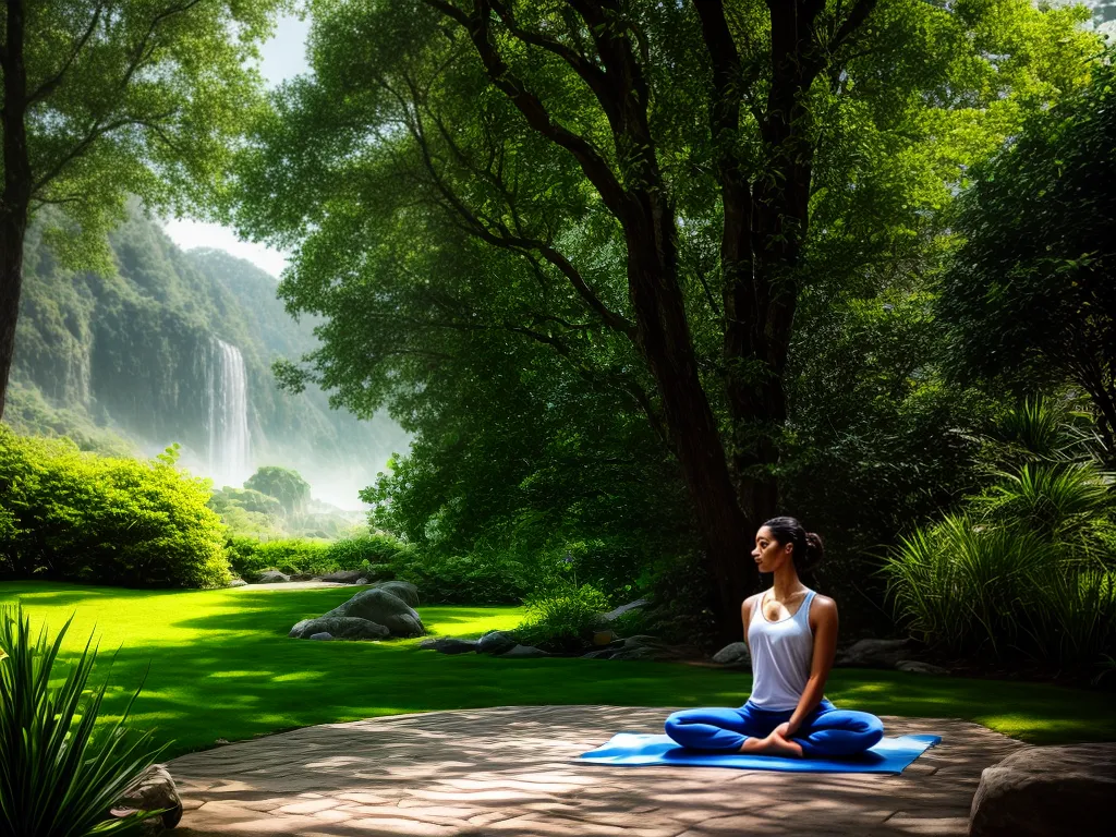 Fotos yoga natureza meditacao serenidade