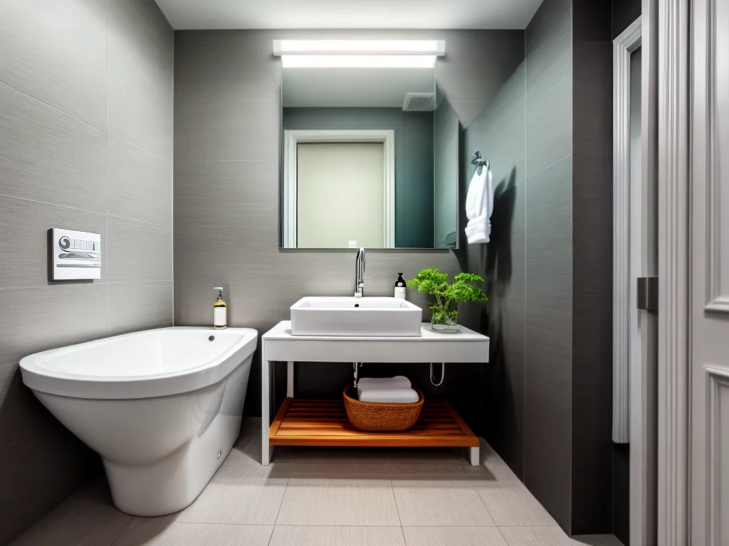 Fotos banheiro limpo brilhante luvas esponja