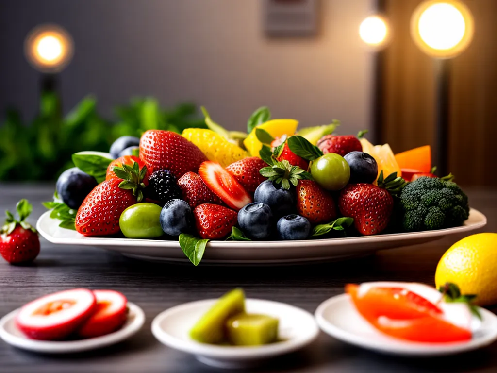 Os Benefícios do Banquete para o seu Bem-Estar 2 Fotos banquete colorido frutas legumes flores