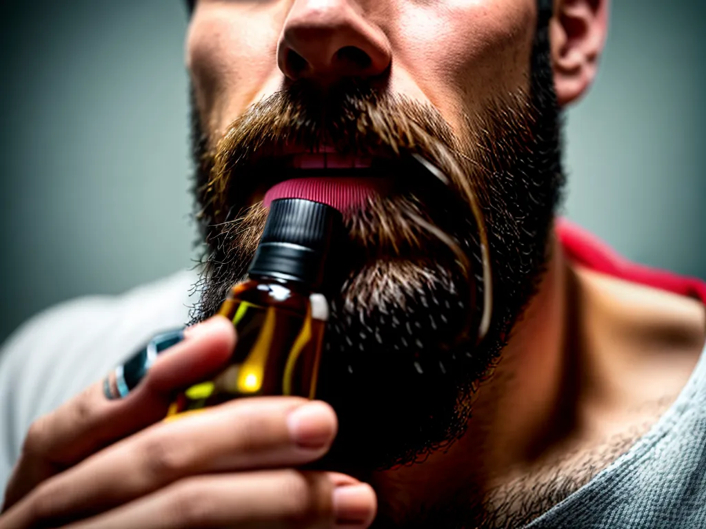 Fotos barba saudavel homem oleo natural