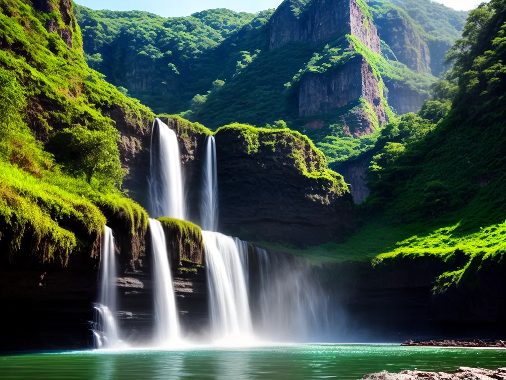 Fotos cachoeira natureza verde flora fauna