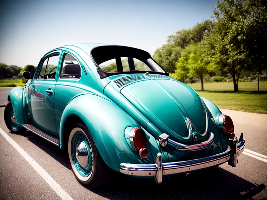Fotos carro volkswagen beetle vintage iconico