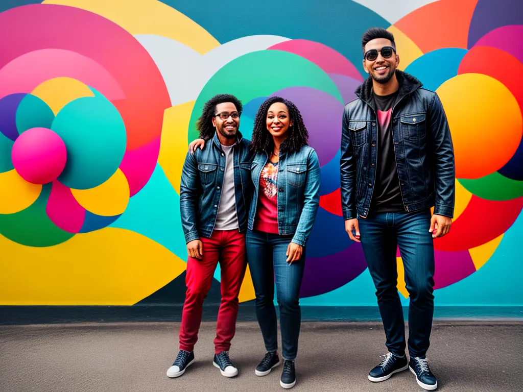 Fotos casal sorrindo mural gemeos brincando