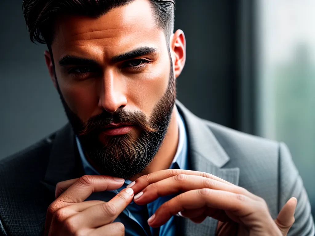 Fotos cuidados masculinos barba cabelo unhas
