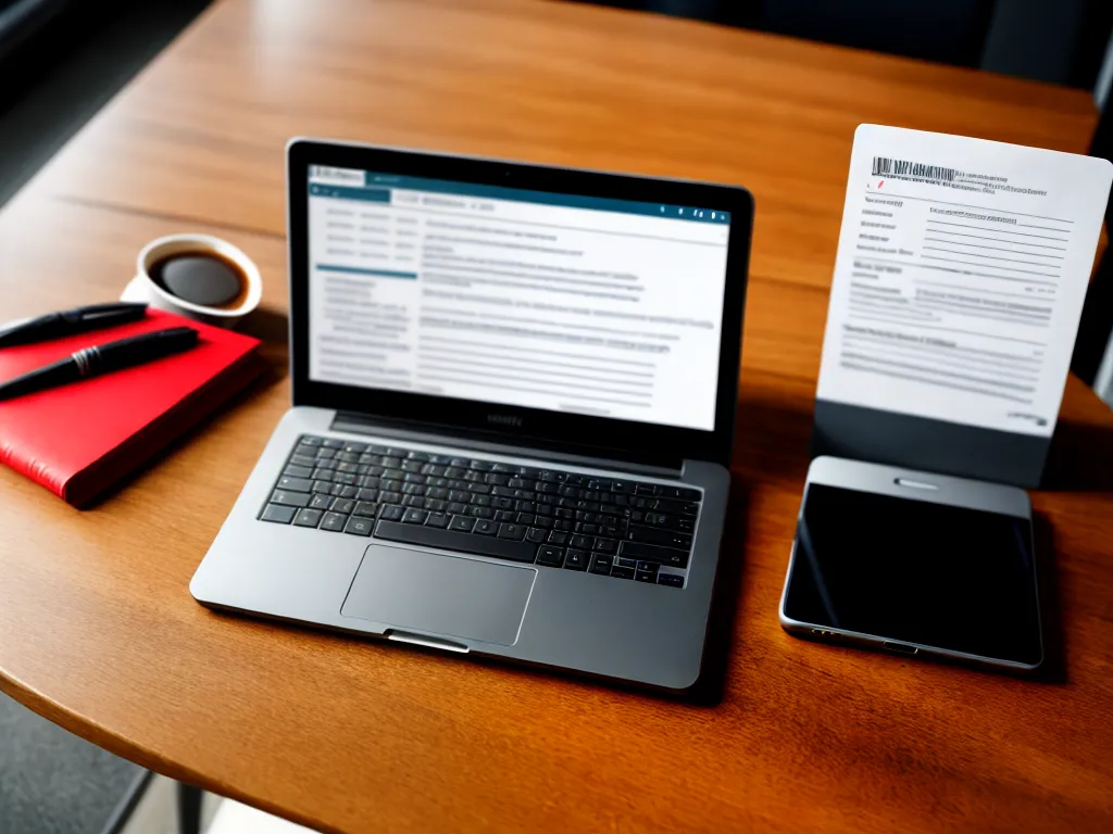 Fotos escritorio organizado documentos financeiros 1