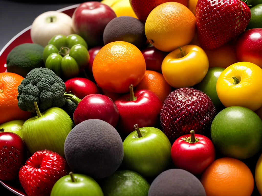 Fotos frutas legumes coloridos abundancia saudavel