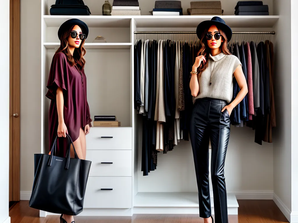 Fotos guarda roupa mulher estilosa chique