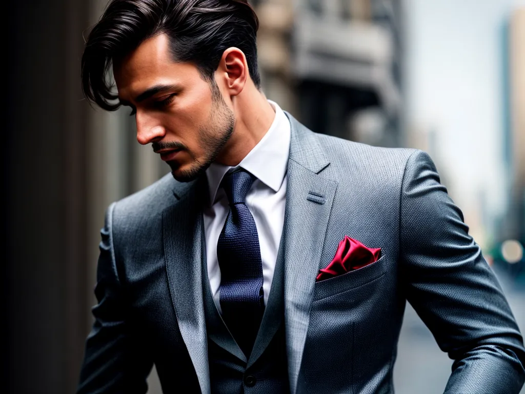 Fotos homem elegante ajustando gravata