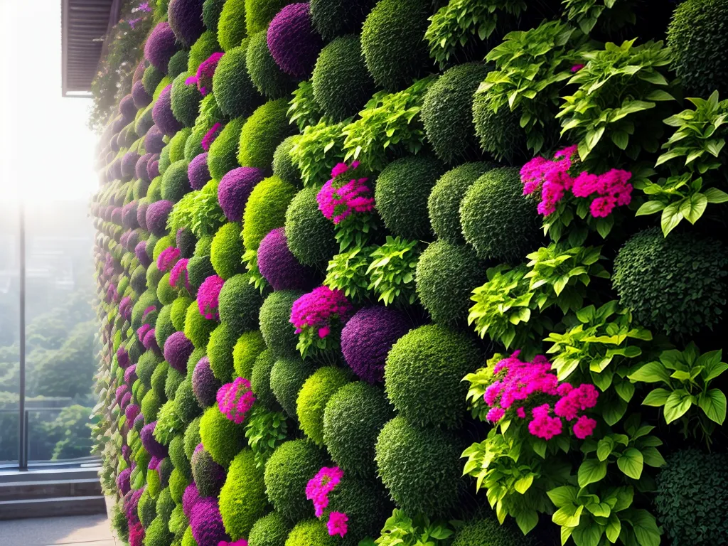 Fotos jardim vertical alface verde vibrante