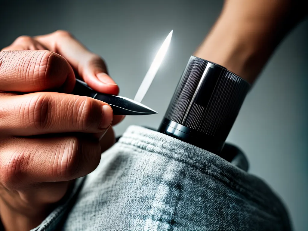 Evite Queimaduras ao Utilizar Ferramentas de Barbear 1 Fotos lamina afiada mao homem barbear