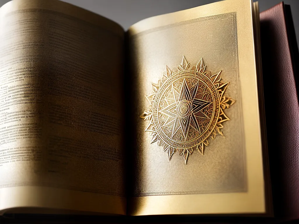 Fotos livro alquimia simbolo dourado paginas misteriosas