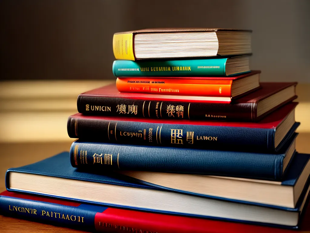 Fotos livros idiomas coloridos diversidade