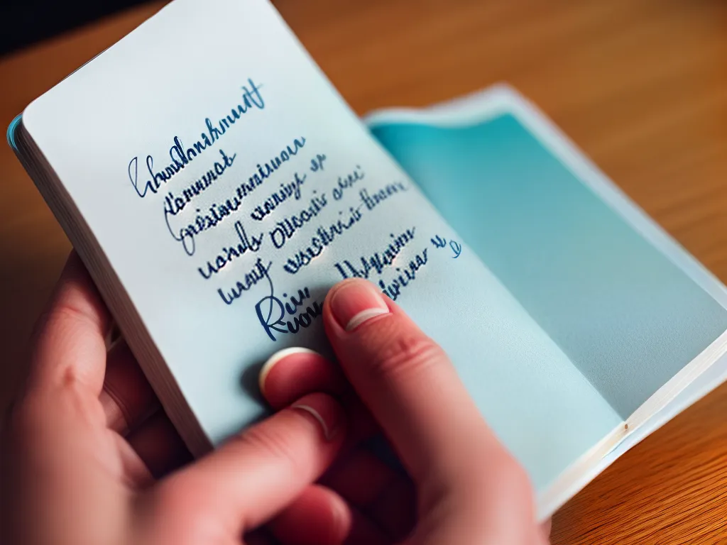 Fotos mao segurando caderno reclamacoes positividade